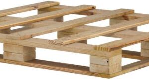 Treaton, 4 Way Wooden Pallets, Easy for Commercial Use, Fully Assembled, Strong Sturdy Structure, 30 Pcs, 48″ x 48″, Wood Finish